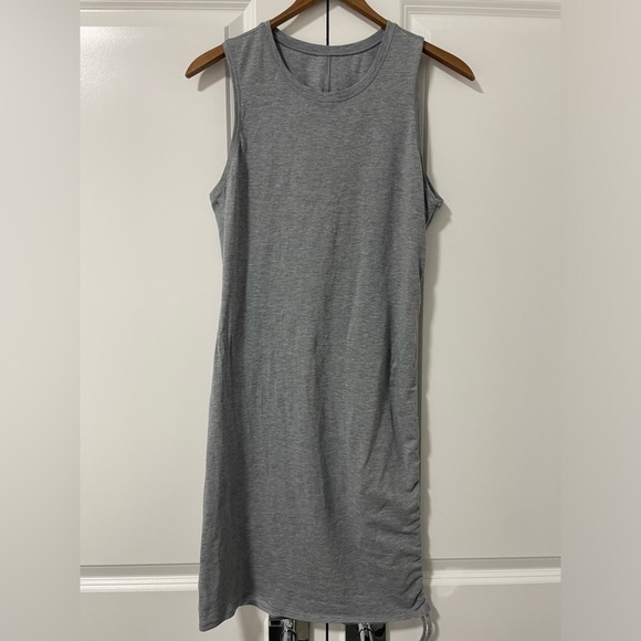 LULULEMON-Cinch It Dress Heathered Medium Grey - Picture 2 of 5
